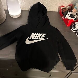 Nike Kids Black and White Logo Hoodie